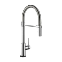 TRINSIC SINGLE HANDLE PULL-DOWN KITCHEN FAUCET WITH SPRING SPOUT WITH TOUCH2O