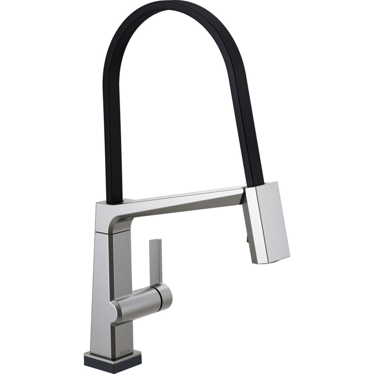 PIVOTAL SINGLE HANDLE EXPOSED HOSE KITCHEN FAUCET WITH TOUCH2O TECHNOLOGY