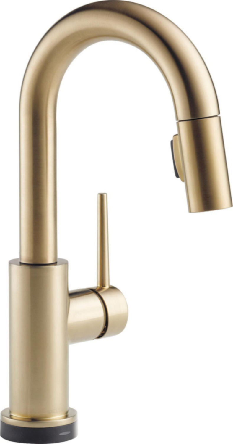 DELTA SINGLE HANDLE PULL-DOWN BAR/PREP FAUCET FEATURING TOUCH2O(R) TECHNOLOGY