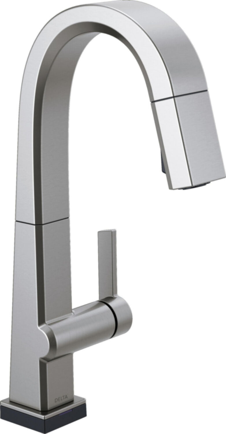 PIVOTAL SINGLE HANDLE PULL DOWN BAR/PREP FAUCET WITH TOUCH2O TECHNOLOGY