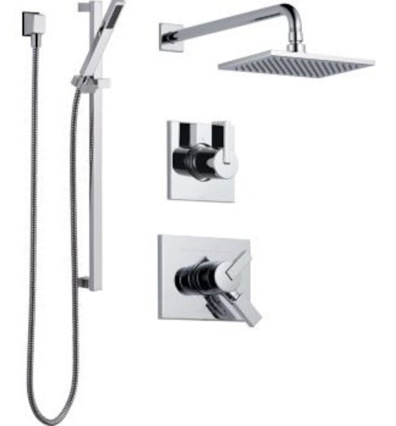 DELTA VERO 17 SERIES SHOWER KIT WITH STOPS