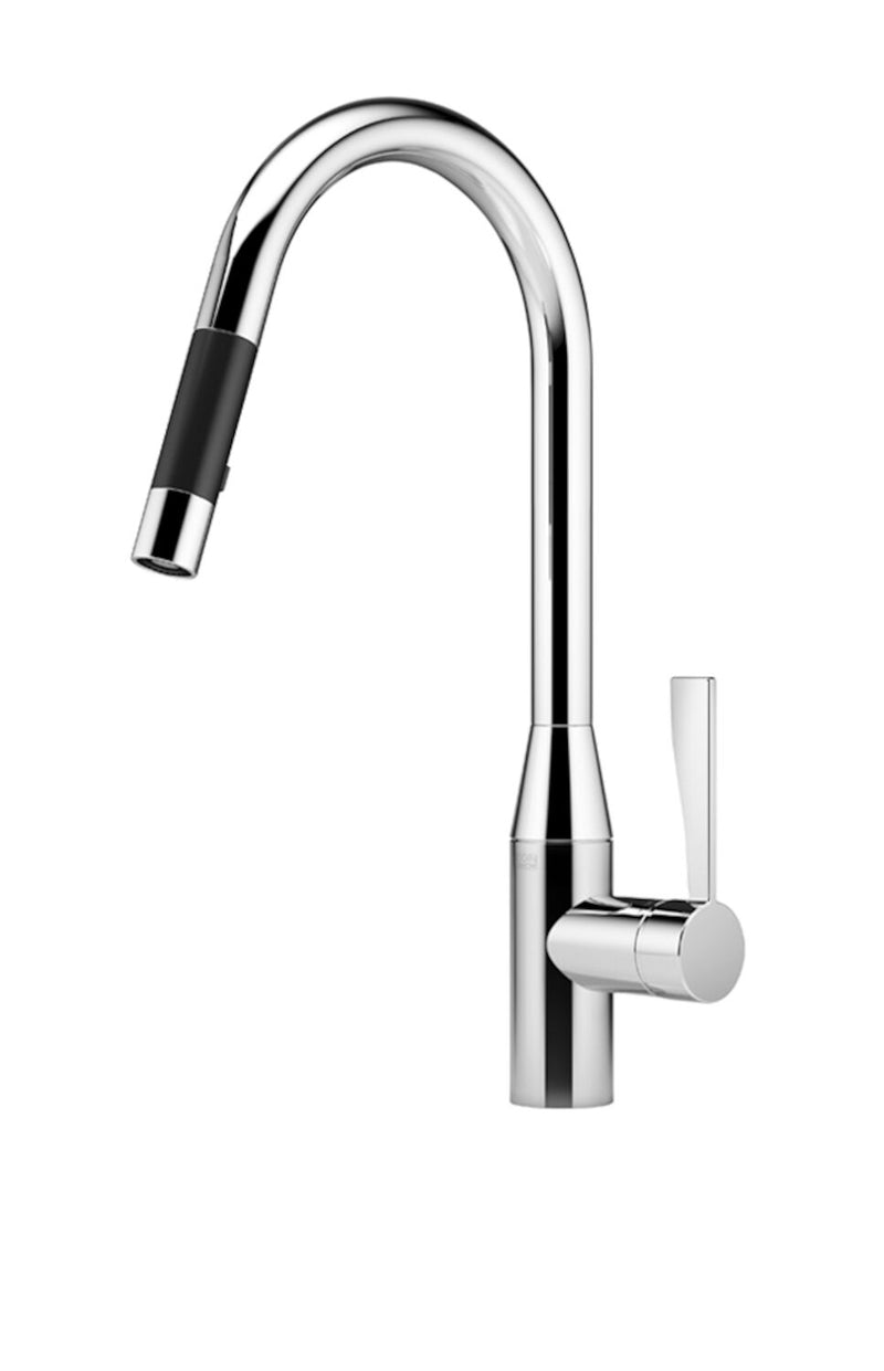 SYNC SINGLE-LEVER GOOSENECK PULL DOWN KITCHEN FAUCET WITH SPRAY FUNCTION