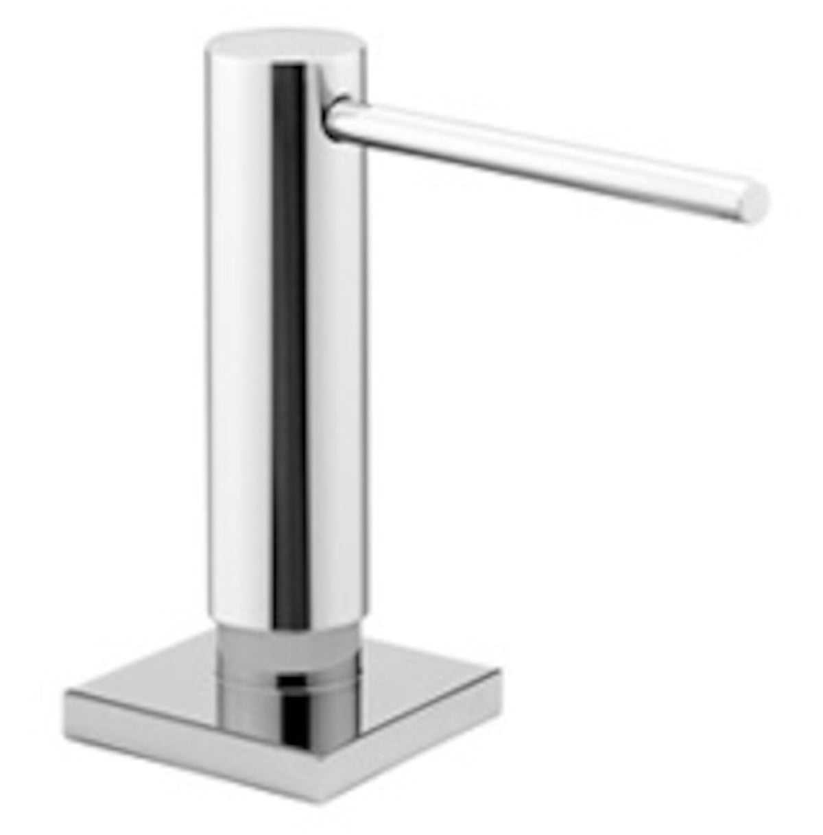 RECTANGULAR SOAP DISPENSER WITH ROSETTE