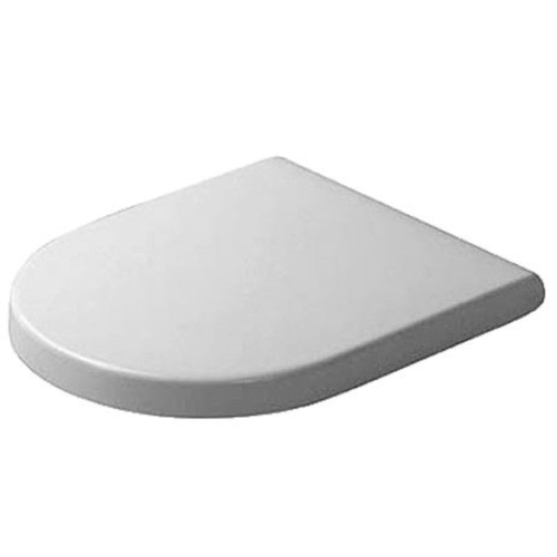 STARCK 3 TOILET SEAT AND COVER, HINGES STAINLESS STEEL, REMOVABLE, WITHOUT SLOW CLOSE