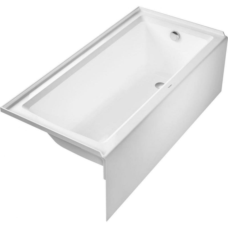 ARCHITEC ACRYLIC BATHTUB WITH 19.25 INCH PANEL HEIGHT AND RIGHT DRAIN