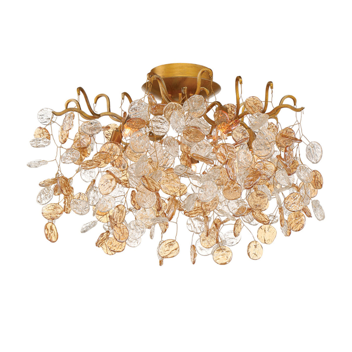 CAMPOBASSO 5-LIGHT FLUSH MOUNT