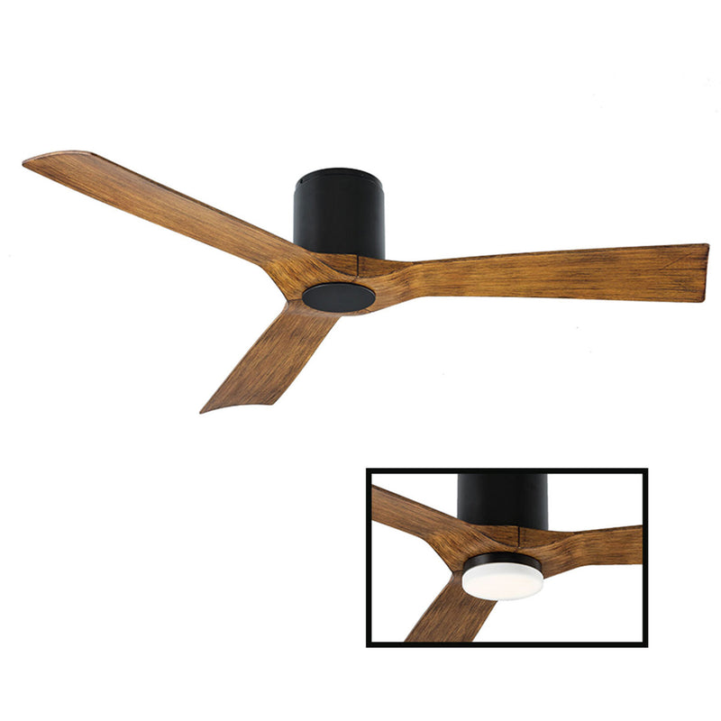 AVIATOR 54-INCH 3000K LED FLUSH MOUNT CEILING FAN