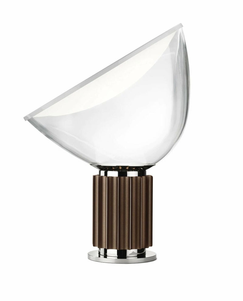 TACCIA DIMMABLE LED TABLE LAMP WITH GLASS DIFFUSER BY ACHILLE CASTIGLIONI