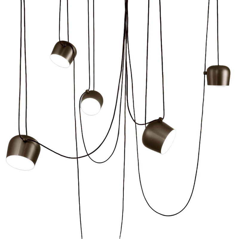 AIM SMALL - LED PENDANT LIGHT (SET OF 5 WITH MULTICANOPY) BY RONAN AND ERWAN BOUROULLEC