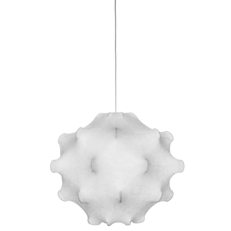 TARAXACUM 1 DIMMABLE PENDANT LIGHT MADE OF COCOON MATERIAL BY ACHILLE CASTIGLIONI