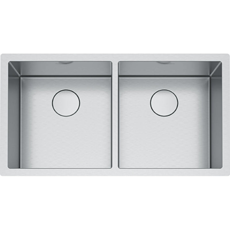 FRANKE PROFESSIONAL STAINLESS STEEL UNDERMOUNT DOUBLE BOWL KITCHEN SINK