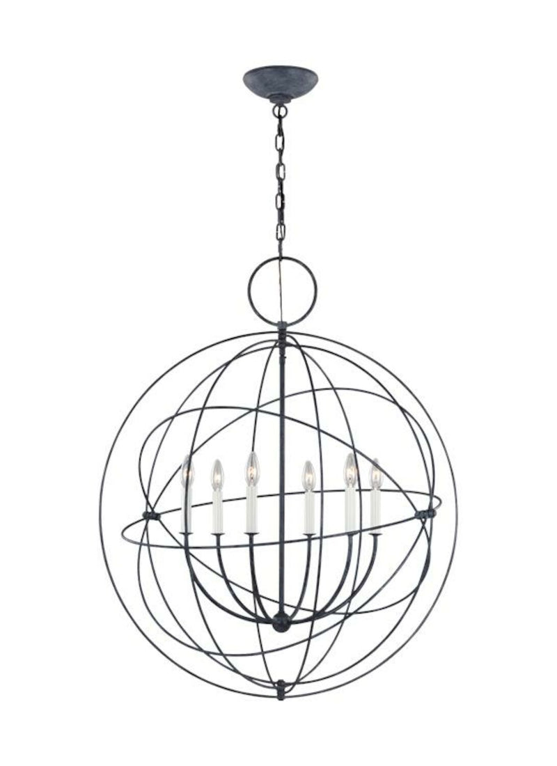 BAYBERRY 6 LIGHT LARGE PENDANT