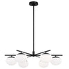 LUNE LARGE 6 LIGHT CHANDELIER