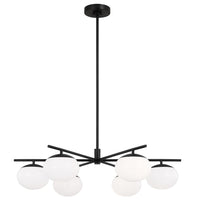 LUNE LARGE 6 LIGHT CHANDELIER