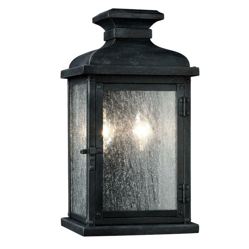 PEDIMENT 12-INCH OUTDOOR SCONCE