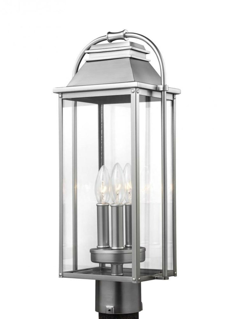 WELLSWORTH 3-LIGHT OUTDOOR POST LIGHT