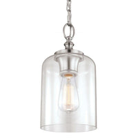 HOUNSLOW 1-LIGHT MINI PENDANT, CLEAR GLASS