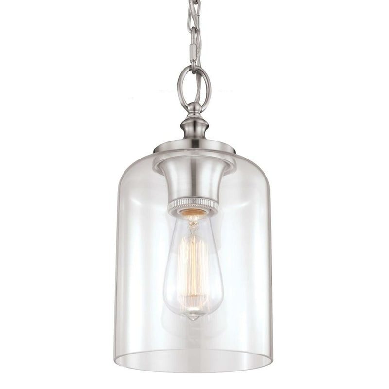 HOUNSLOW 1-LIGHT MINI PENDANT, CLEAR GLASS