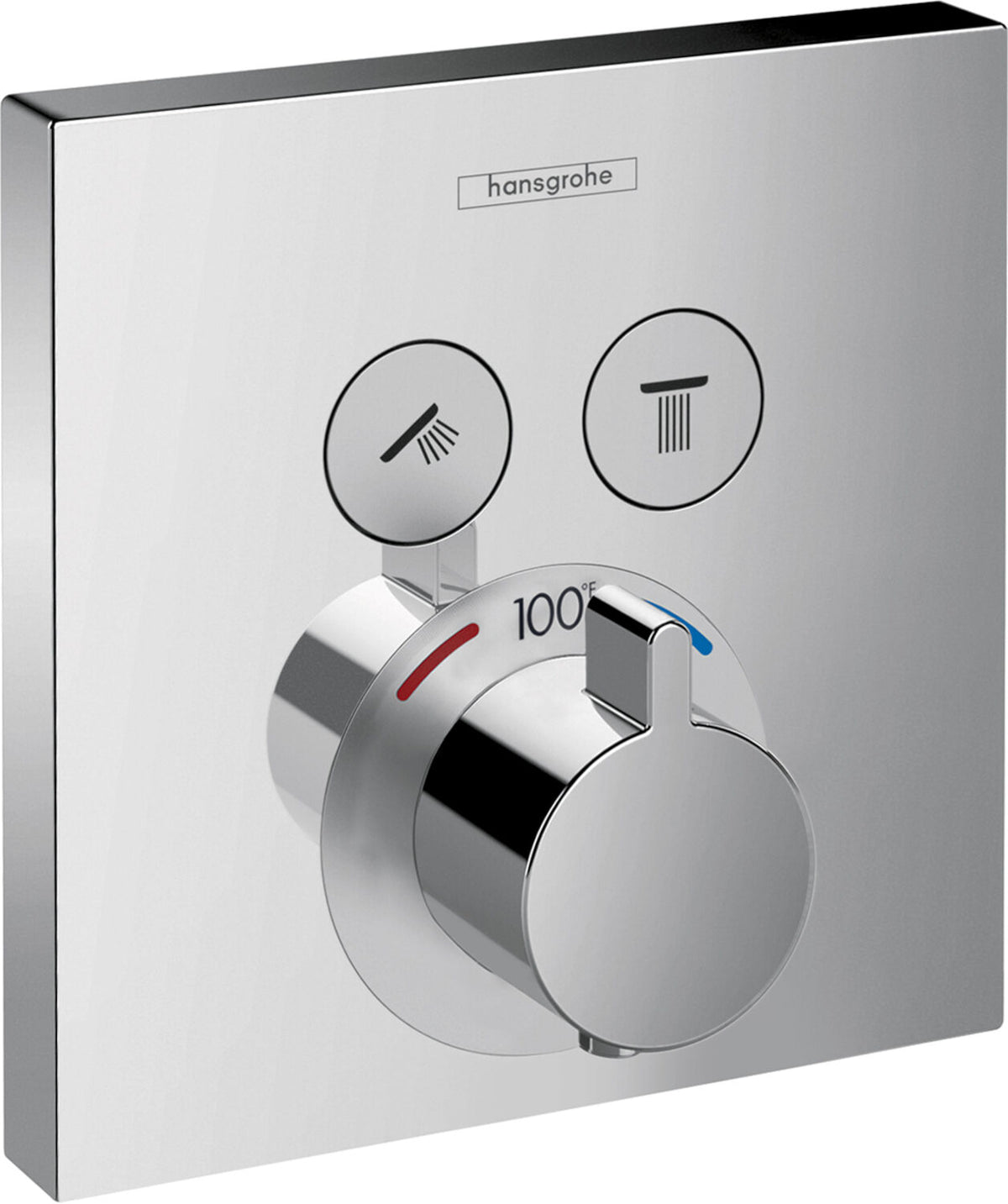 SHOWERSELECT SQUARE THERMOSTATIC 2-FUNCTION TRIM