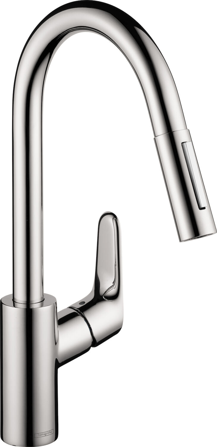 FOCUS 2-SPRAY HIGHARC KITCHEN FAUCET, PULL-DOWN