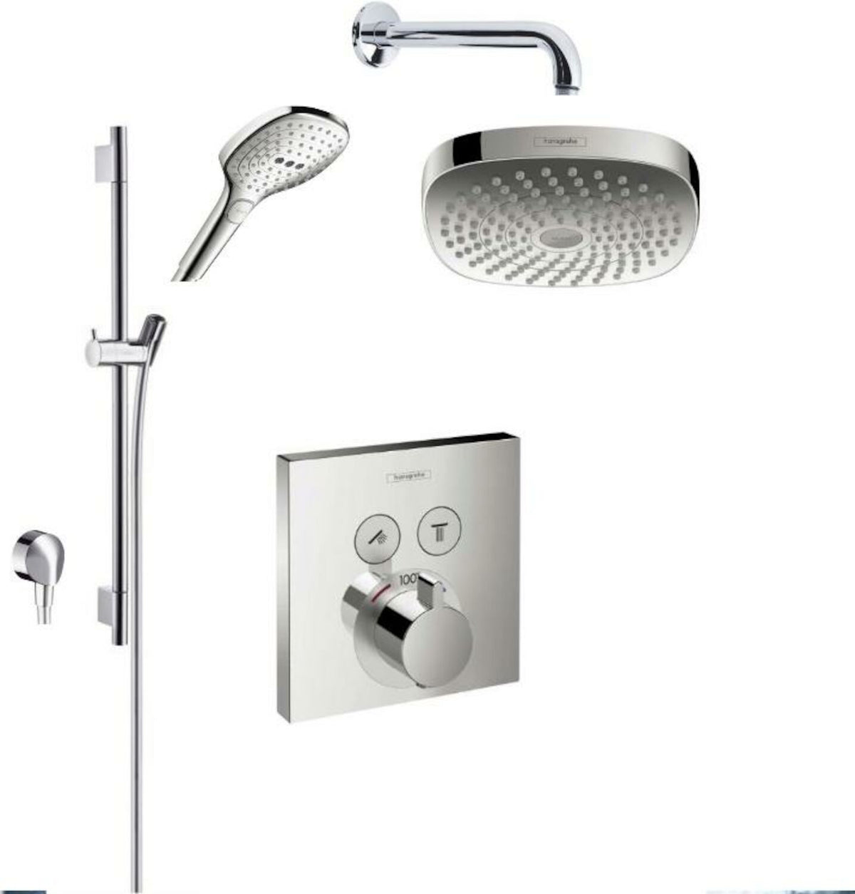 SQUARE SELECT 2-FUNCTION SHOWER KIT
