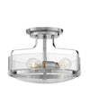 HARPER 14.5-INCH THREE LIGHT SEMI-FLUSH MOUNT