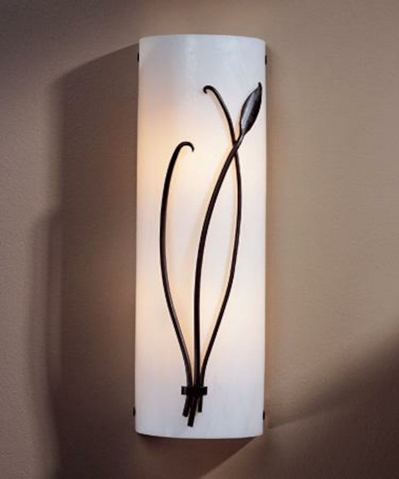 FORGED LEAF AND STEM SCONCE