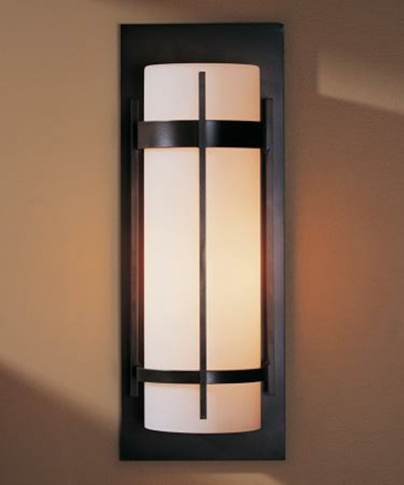 BANDED LARGE OUTDOOR SCONCE