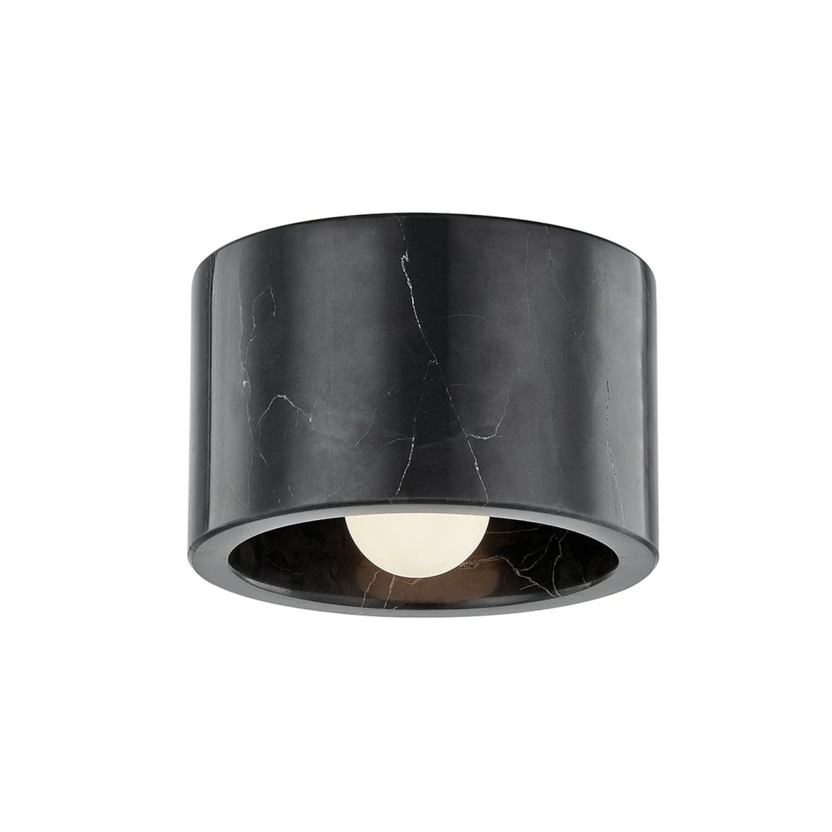 LORIS 6.25" ONE LIGHT MARBLE FLUSH MOUNT