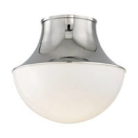 LETTIE 14.75" ONE LIGHT FLUSH MOUNT