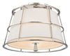 SAVONA 2-LIGHT SEMI FLUSH