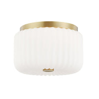 LYDIA 10" TWO LIGHT FLUSH MOUNT