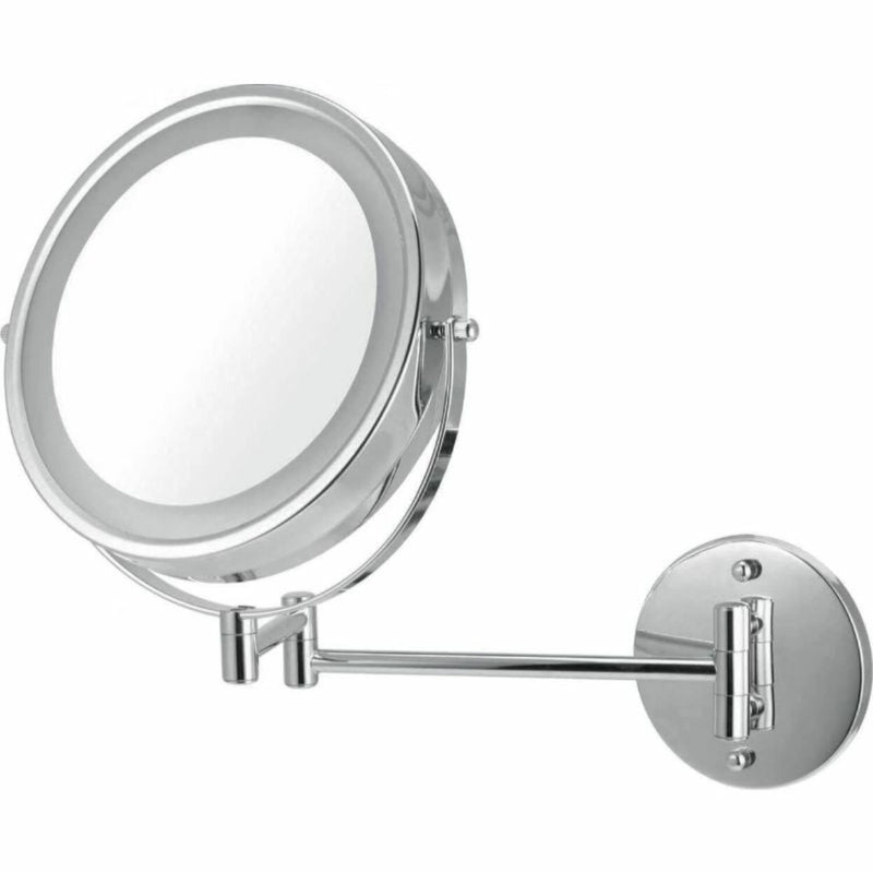VOLKANO 8.5-INCH DOUBLE SIDED LIGHTED WALL-MOUNTED MIRROR