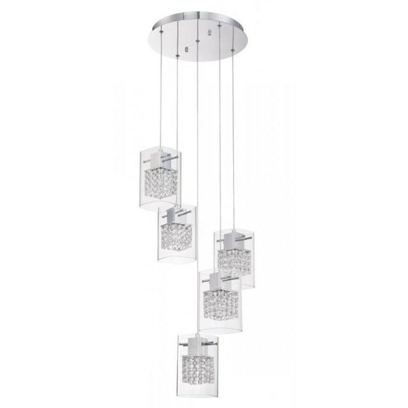 POLITAN 5-LIGHT PAN PENDANT LIGHT