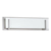 AURORA 4-LIGHT 24-INCH VANITY LIGHT WITH WHITE GLASS, VF2400WH-4L