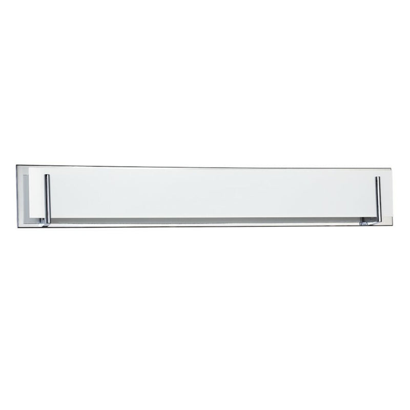 AURORA 7-LIGHT 42-INCH VANITY LIGHT WITH WHITE GLASS, VF2400WH-7L