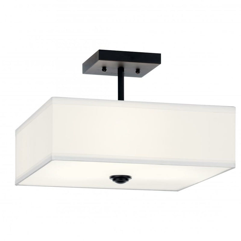 SHAILENE 14" 3 LIGHT SEMI FLUSH MOUNT