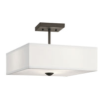 SHAILENE 14" 3 LIGHT SEMI FLUSH MOUNT