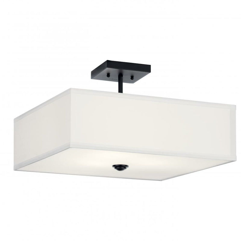 SHAILENE 18" 3 LIGHT SEMI FLUSH MOUNT