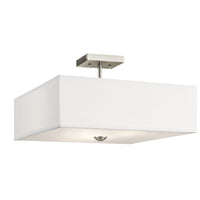 SHAILENE 18" 3 LIGHT SEMI FLUSH MOUNT