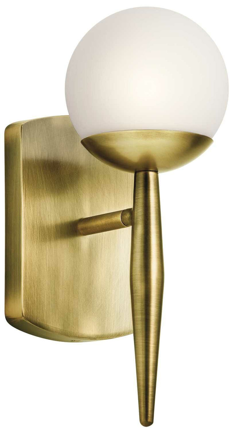 JASPER 1-LIGHT HALOGEN WALL SCONCE