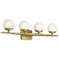 JASPER 4-LIGHT HALOGEN BATH VANITY WALL LIGHT