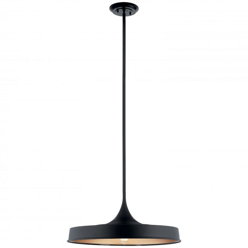 ELIAS CONVERTIBLE LED SEMI FLUSH/ PENDANT LIGHT (SHALLOW SHADE)