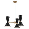 PHIX 6 LIGHT PIVOTING CHANDELIER