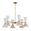 PHIX 12 LIGHT PIVOTING CHANDELIER