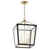 DELVIN 24" 4 LIGHT PENDANT