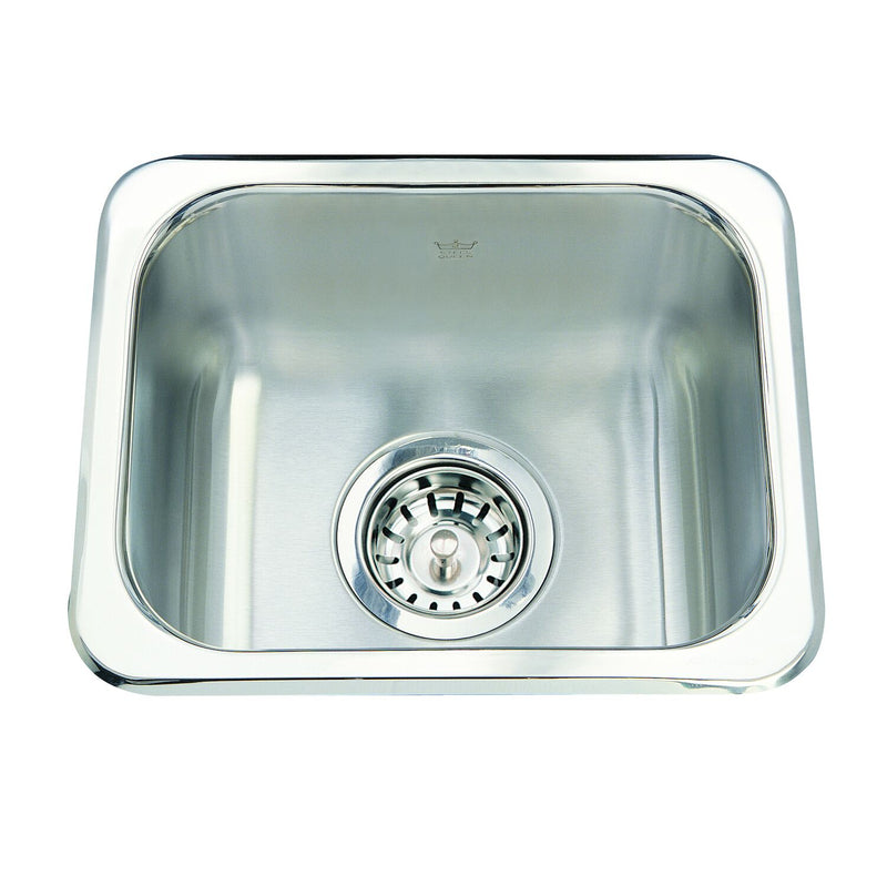 KINDRED UTILITY COLLECTION DROP IN SINGLE BOWL STAINLESS STEEL HOSPITALITY SINK