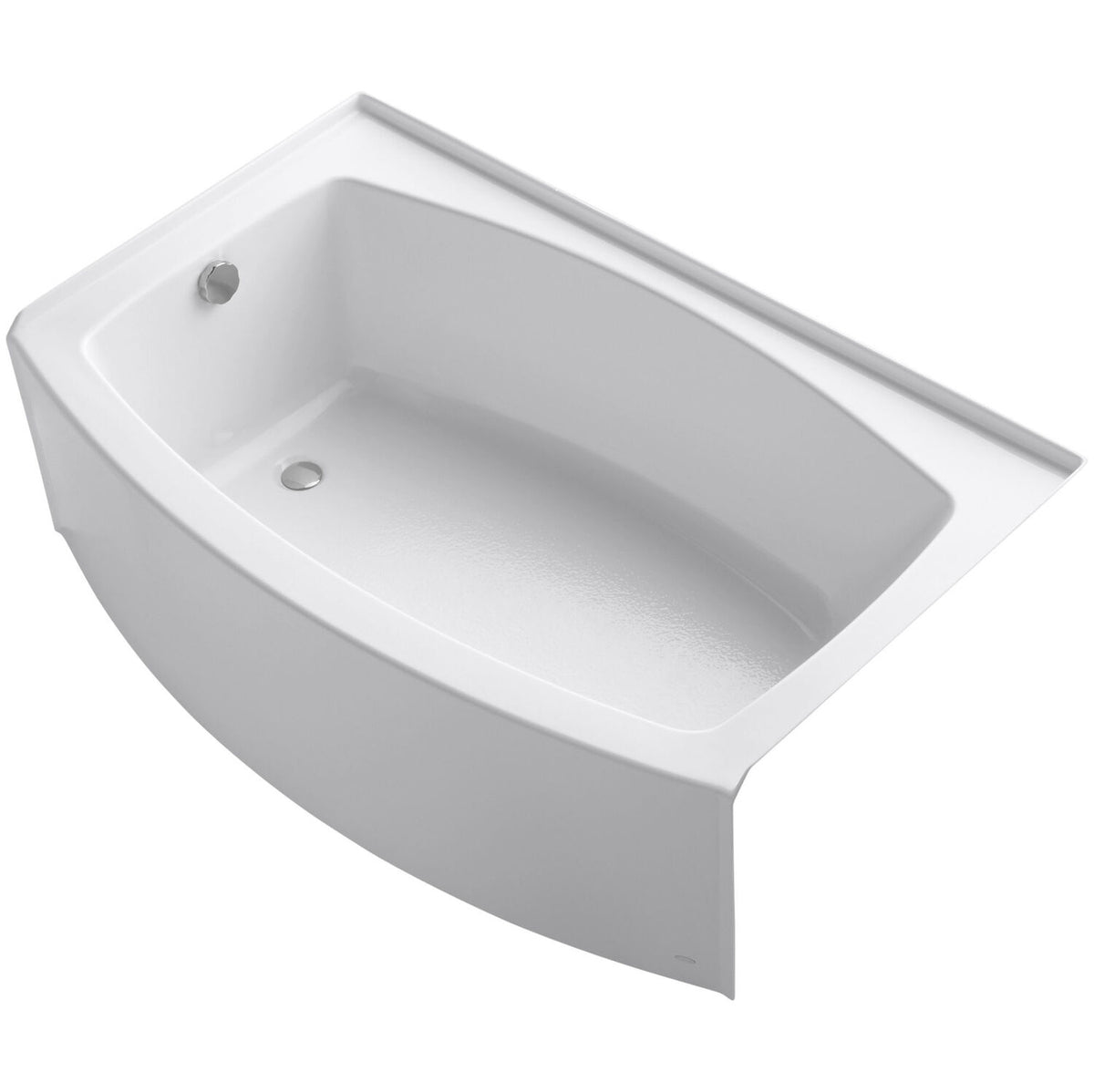 EXPANSE® 60 X 32-38 INCHES CURVED ALCOVE BATHTUB WITH INTEGRAL FLANGE, LEFT-HAND DRAIN