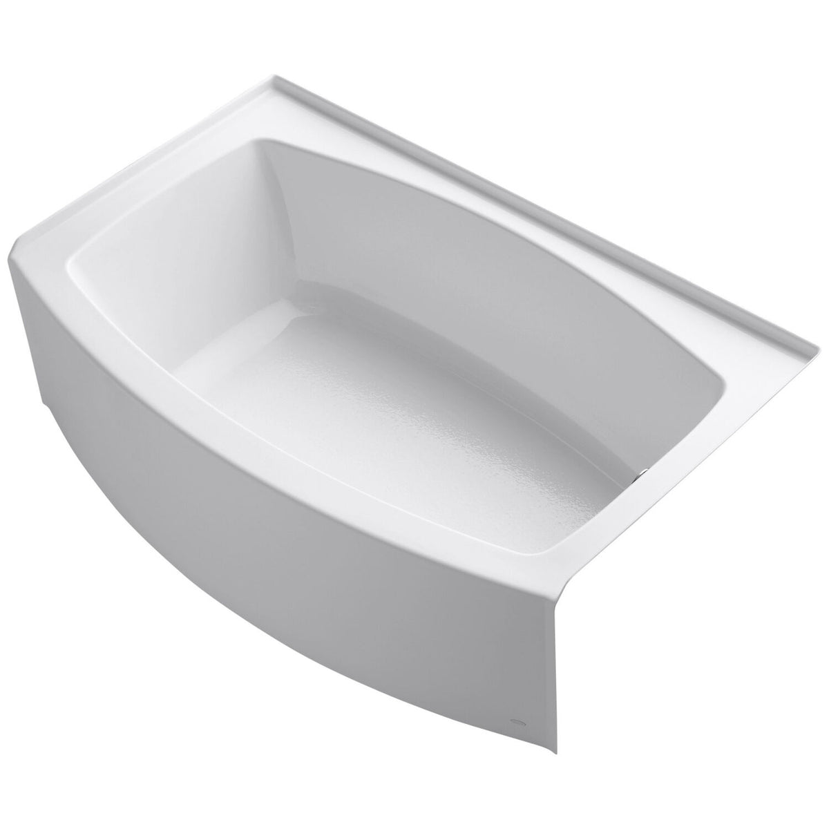 EXPANSE® 60 X 32-38 INCHES CURVED ALCOVE BATHTUB WITH INTEGRAL FLANGE, RIGHT-HAND DRAIN