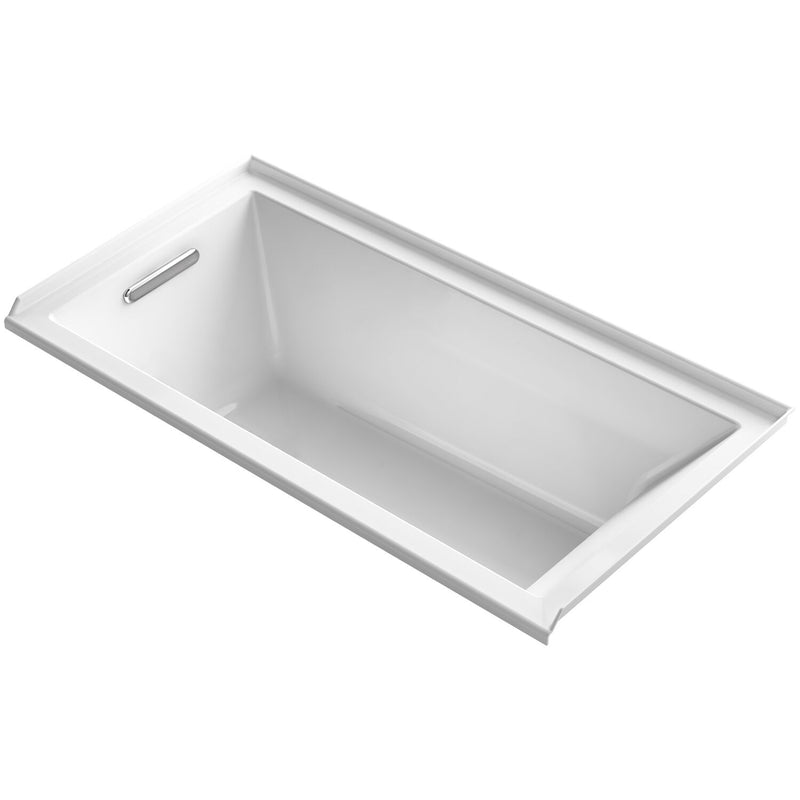 UNDERSCORE® RECTANGLE 60 X 30 INCHES ALCOVE BATHTUB WITH INTEGRAL FLANGE AND LEFT-HAND DRAIN